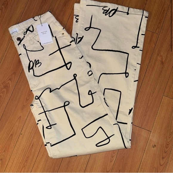 WeWoreWhat Denim - Weworewaht. X Daniélle B. High Rise Wide Leg Jean.